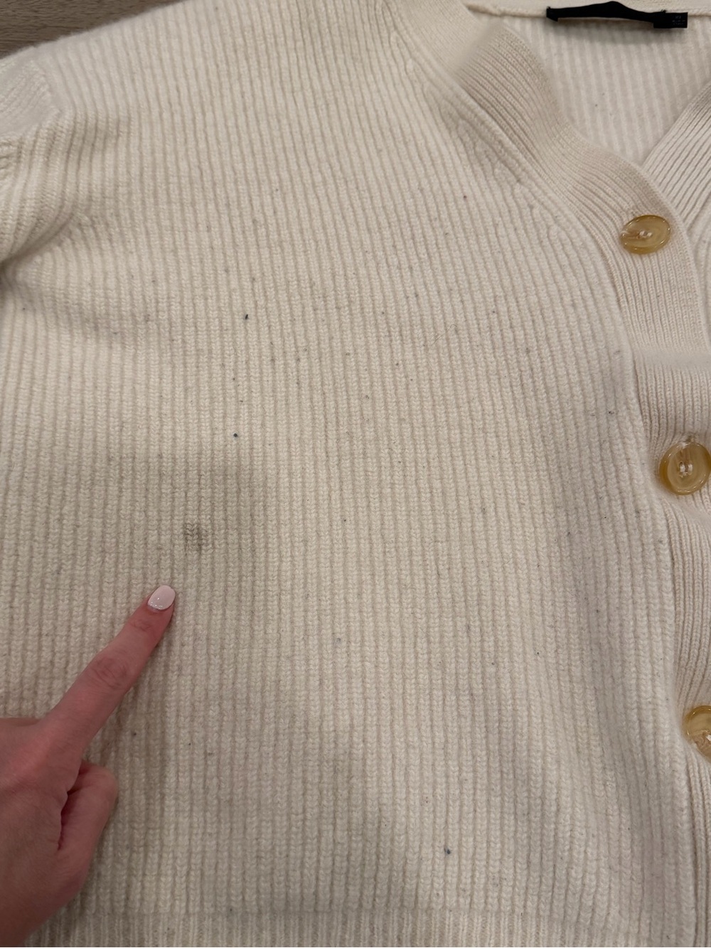 $445 Jenni Kayne Cropped Cashmere Cocoon Cardigan XL oversized boxy - Picture 4 of 9